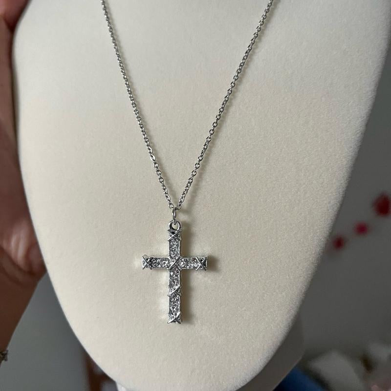 Silver Cross Necklace | Christian Jewelry